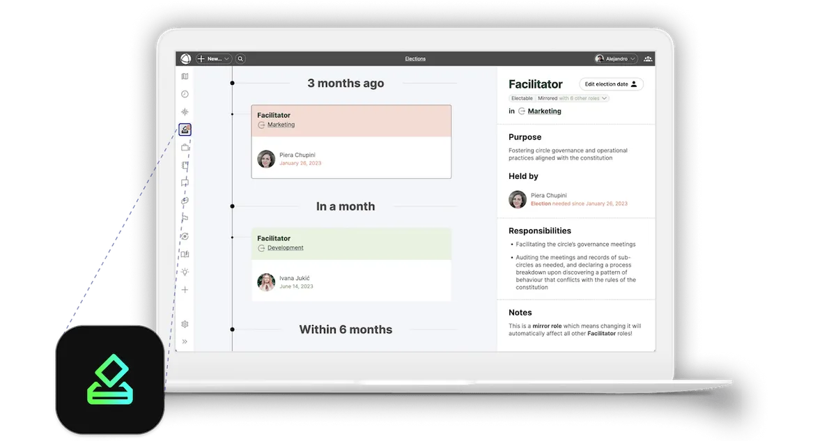Screenshot of the Elections App
