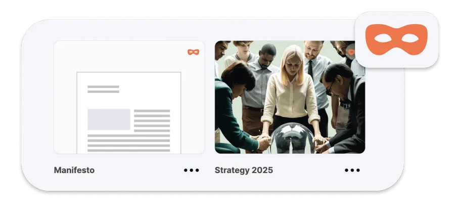 Peerdom displaying an entire organisation