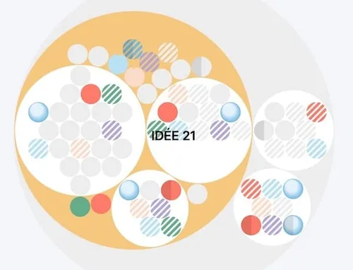 IDÉE 21 organization map