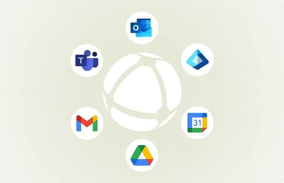A Peerdom map connected to the other systems an organization already runs