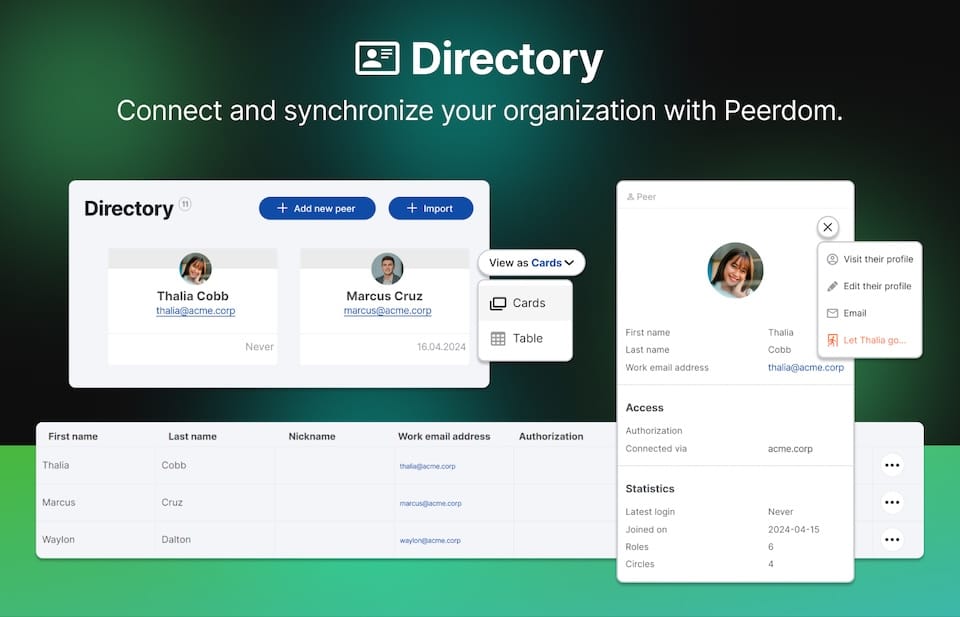 Image of what the directory app can offer